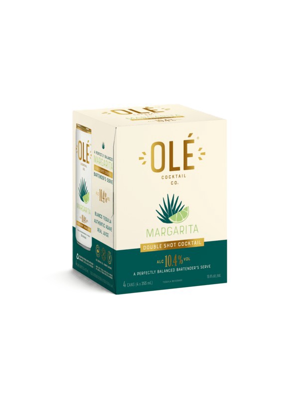OLE DOUBLE SHOT MAGARITA 4PK