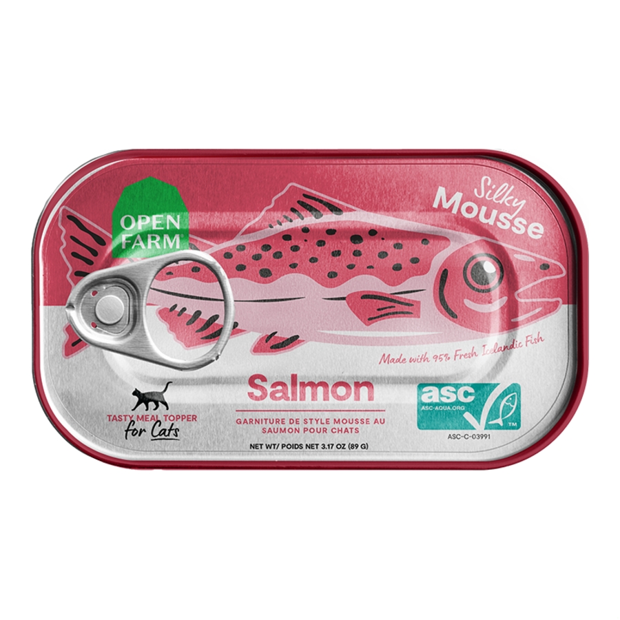 OPENFARM Cat Grain Free Topper Salmon &amp; Cod 3.17oz