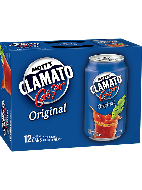 MOTT'S CLAMATO CAESAR ORIGINAL 12PK CAN