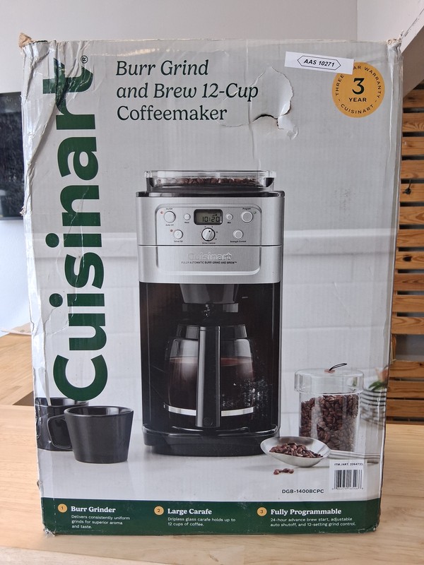 Grind and Brew Coffee Machine