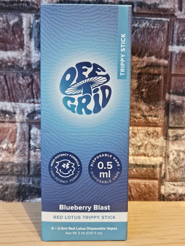 Off Grid Trippy Sticks 6pk RL Disposable | Blueberry Blast