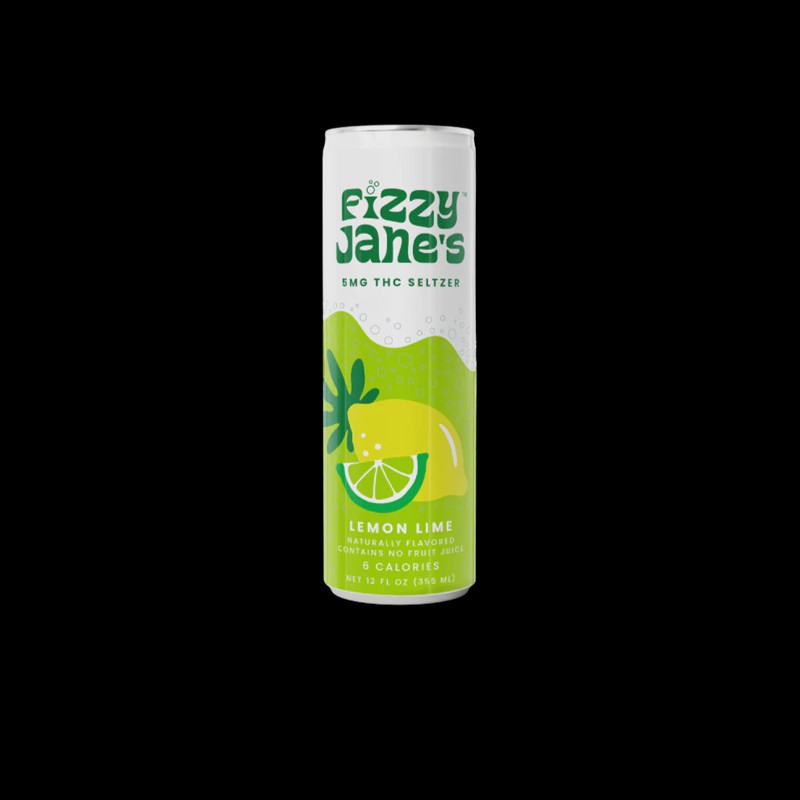 Fizzy Jane’s  Lemon Lime Seltzer 10mg