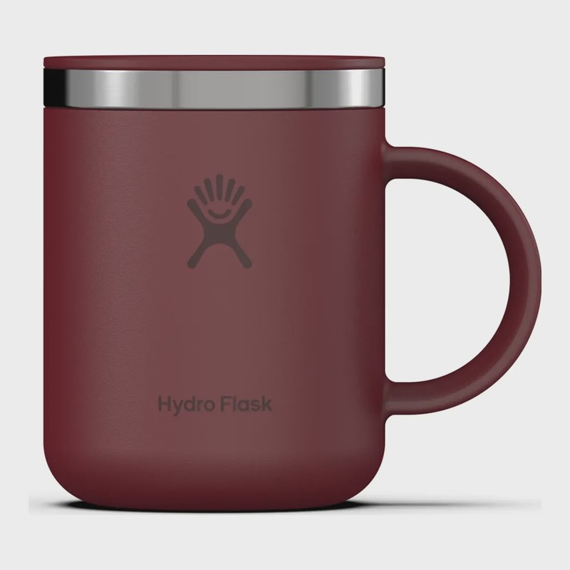 Hydro Flask 12oz Mug in Burgundy, front view