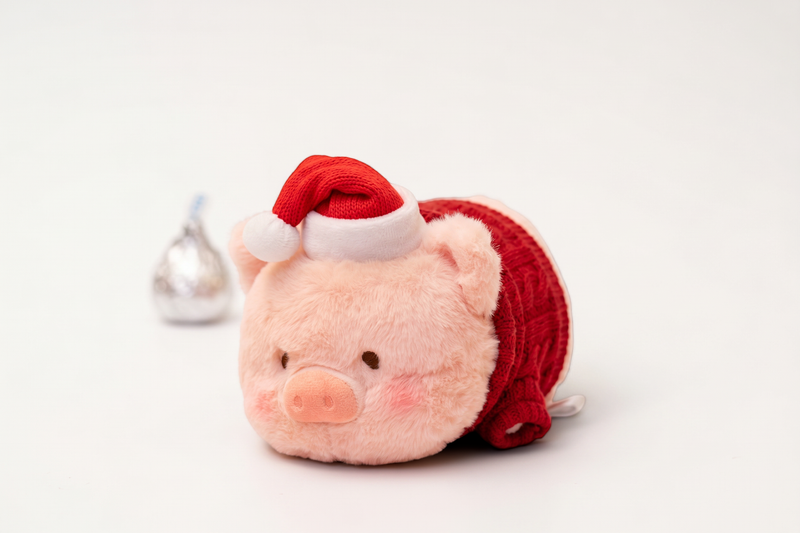Lulu The Piggy Christmas Series Lazy Plush 20cm