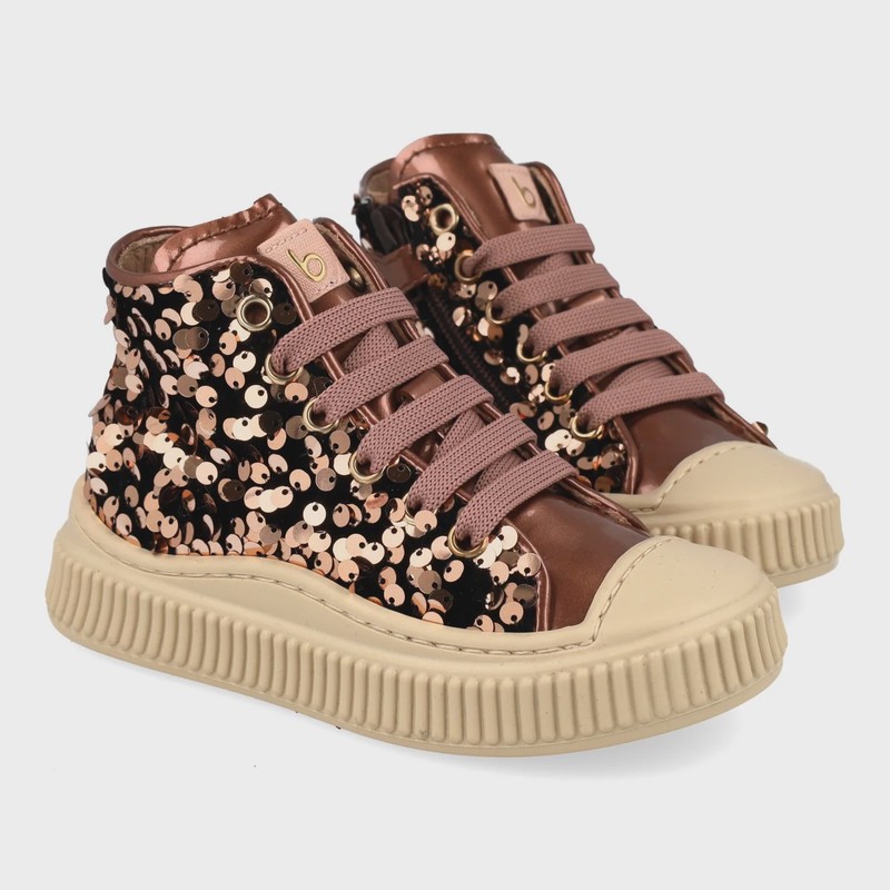 25638 Beberlis sneaker met pailletten