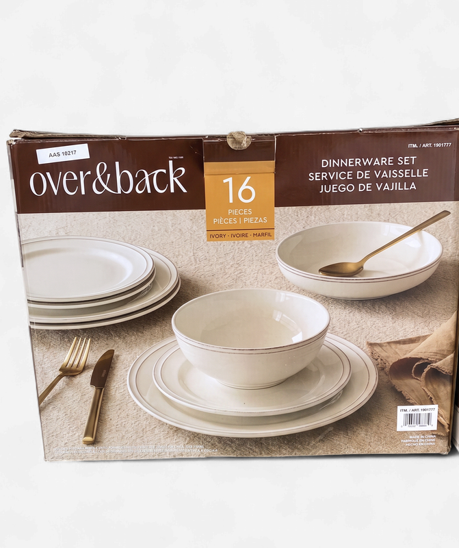16 Piece Dinnerware Set Ivory