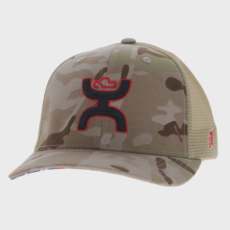 Chris Kyle 6-Panel Trucker Snapback Hat Brown/Camo