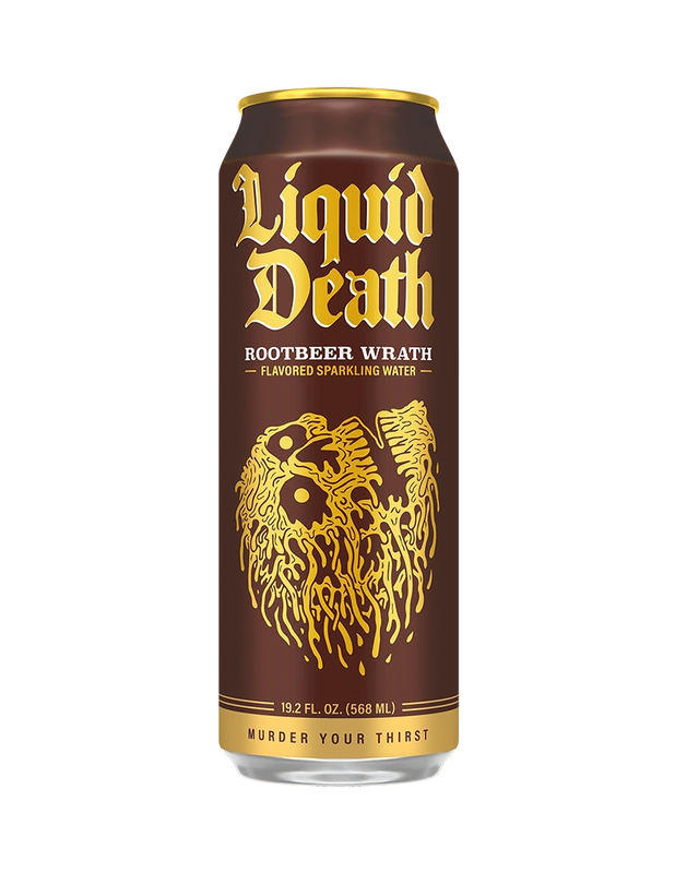 Liquid Death Rootbeer Wrath