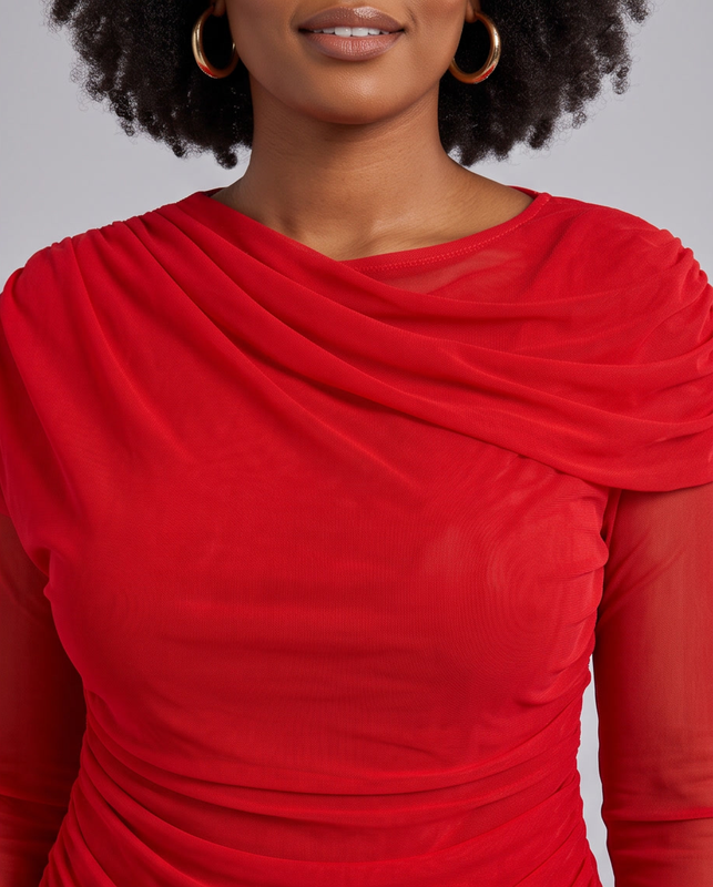 Sculpted Drape Top