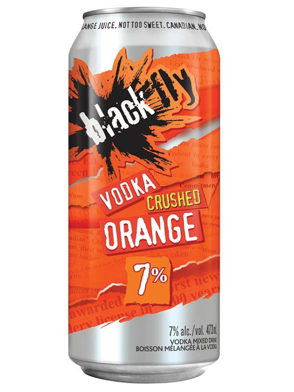 BLACK FLY VODKA CRUSHED ORANGE 473ML