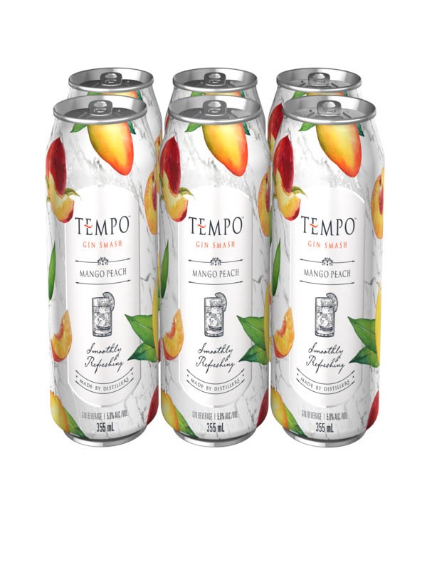 TEMPO GIN SMASH MANGO PEACH 6PK