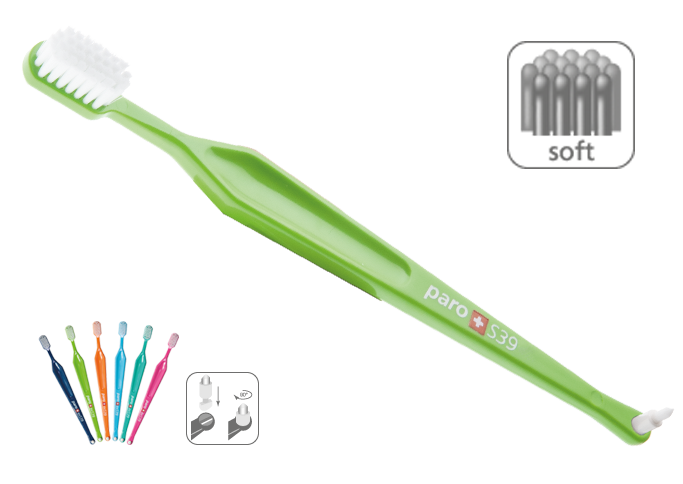 PARO TOOTHBRUSH 5 ROWS WITH INTERSPACE BRUSH