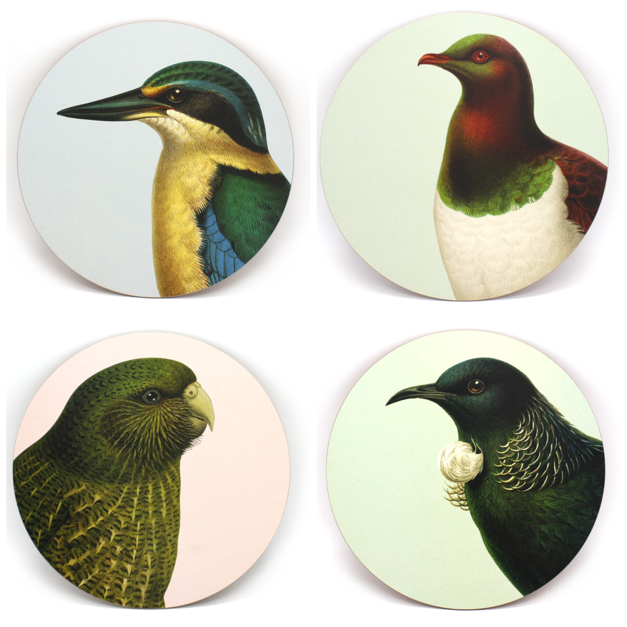NZ Native Bird Placemats Industria