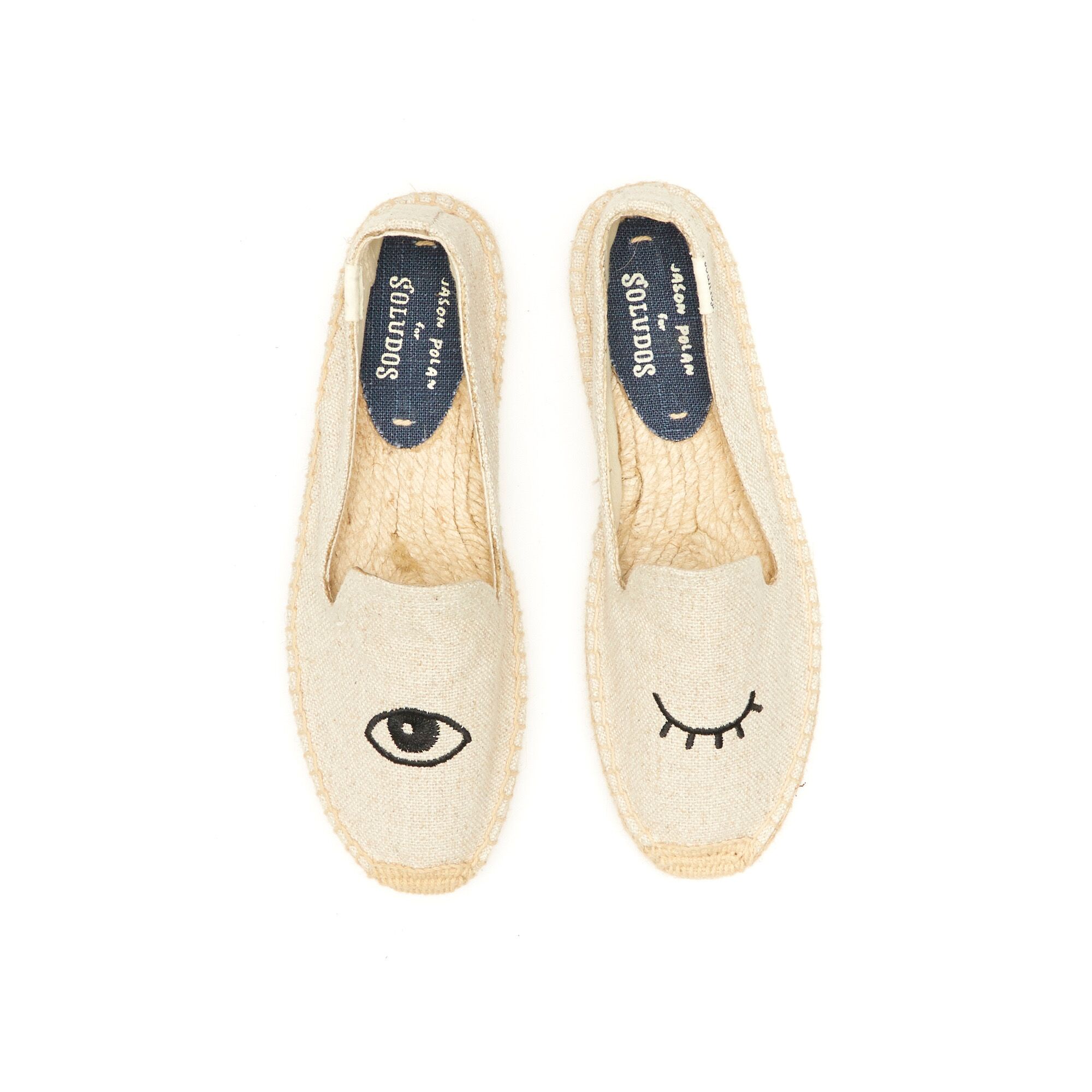 Soludos Wink Embroidery Smoking Slipper