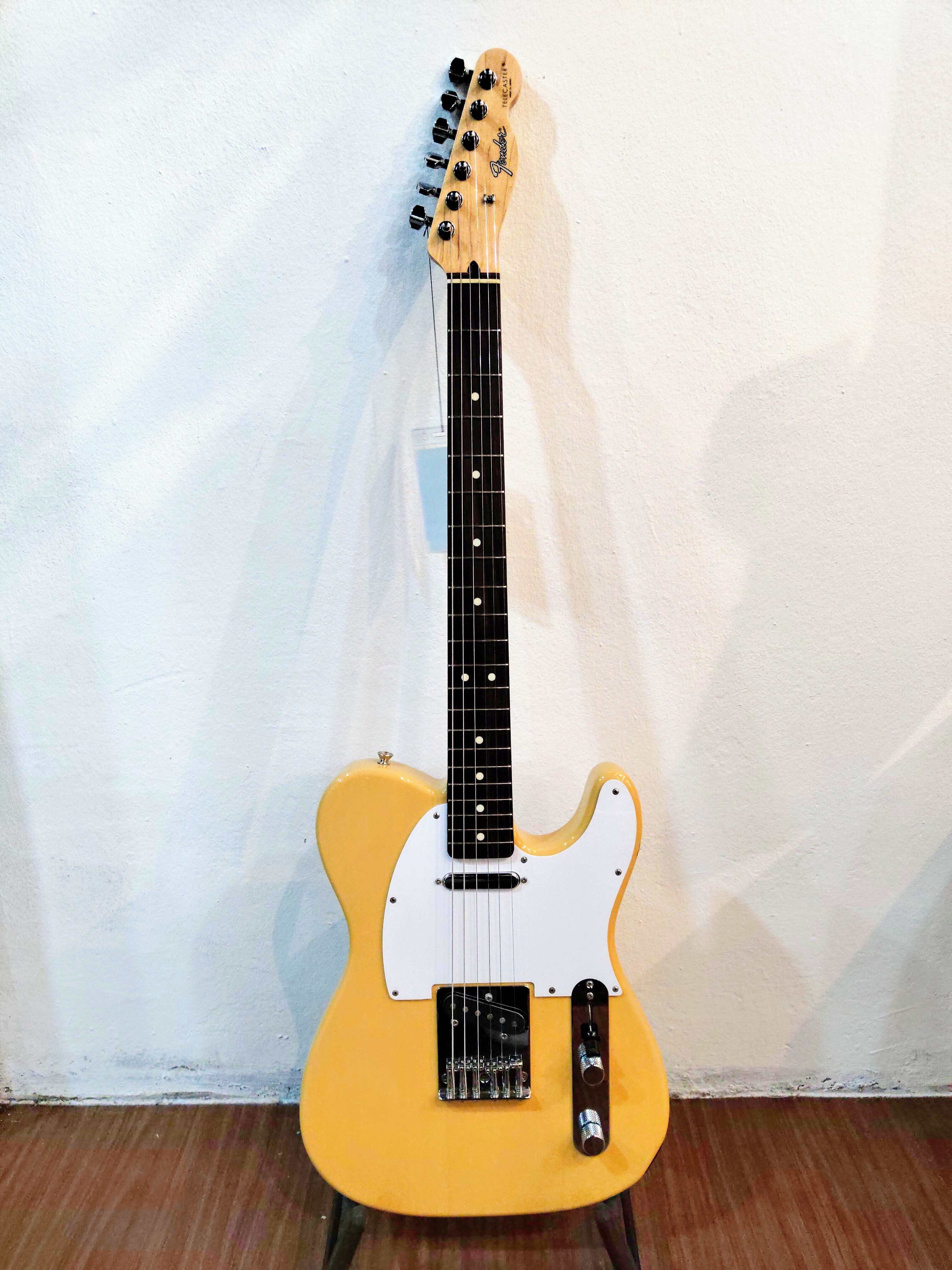 Fender MIJ Telecaster Cream Yellow (USED) Ebenex