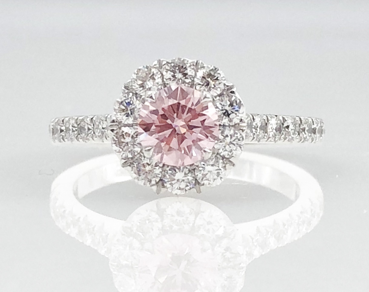 pink diamond ring