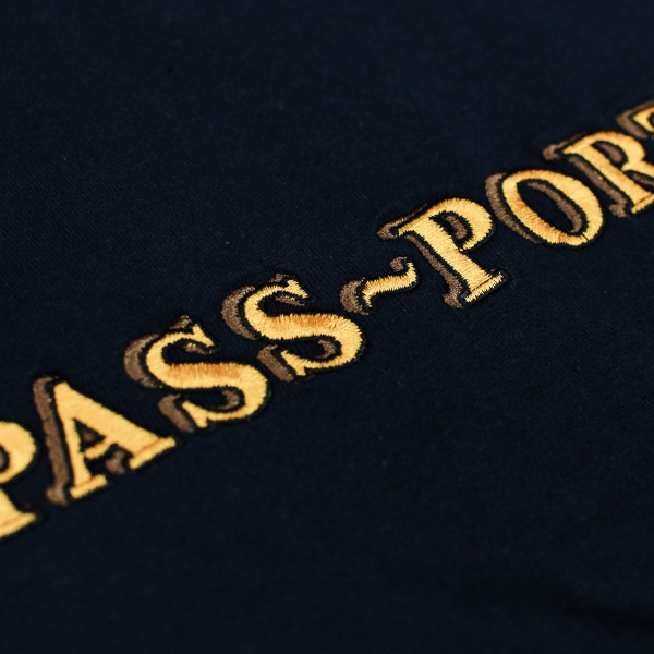 Pass~Port Solid Bar Tshirt Navy