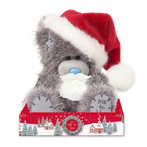 teddy bear with christmas hat