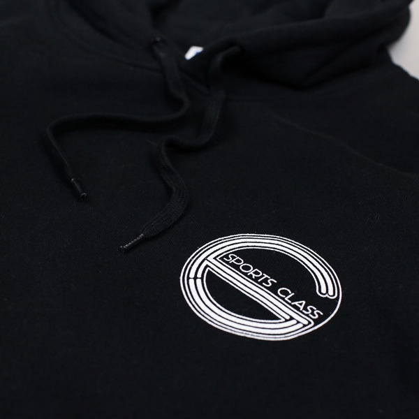Sports Class Circle Logo Hood Black