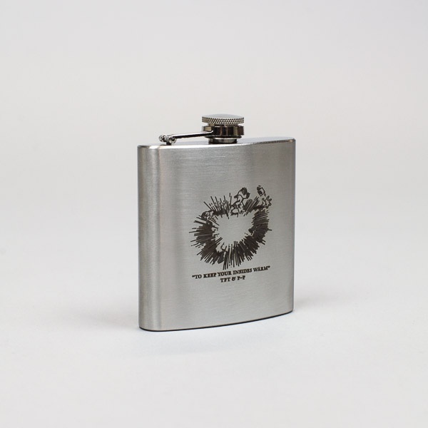 Pass~Port & TFT Insides Warm Hip Flask