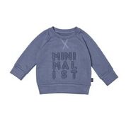 MINIMALIST SWEATSHIRT - DEEP BLUE