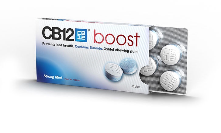 CB12 BOOST GUM STRONG MINT 10'S