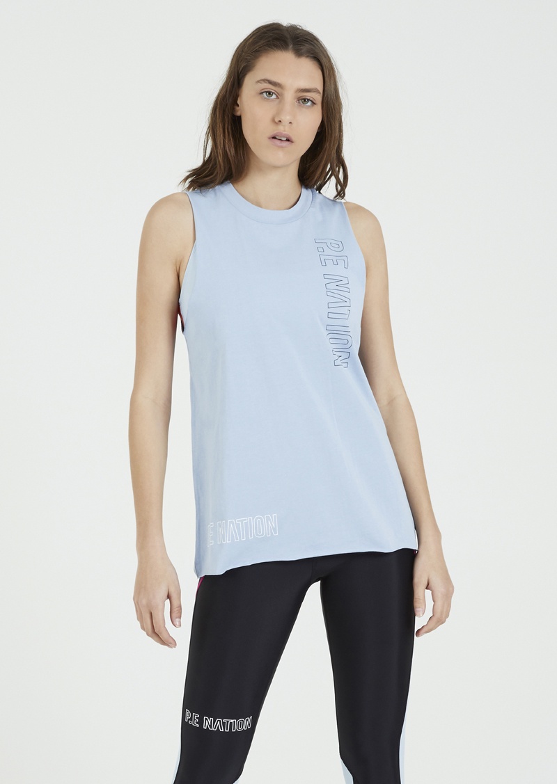 P.E Nation Alpine Tank Blue
