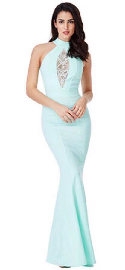 Mint Green Floor Length Dress