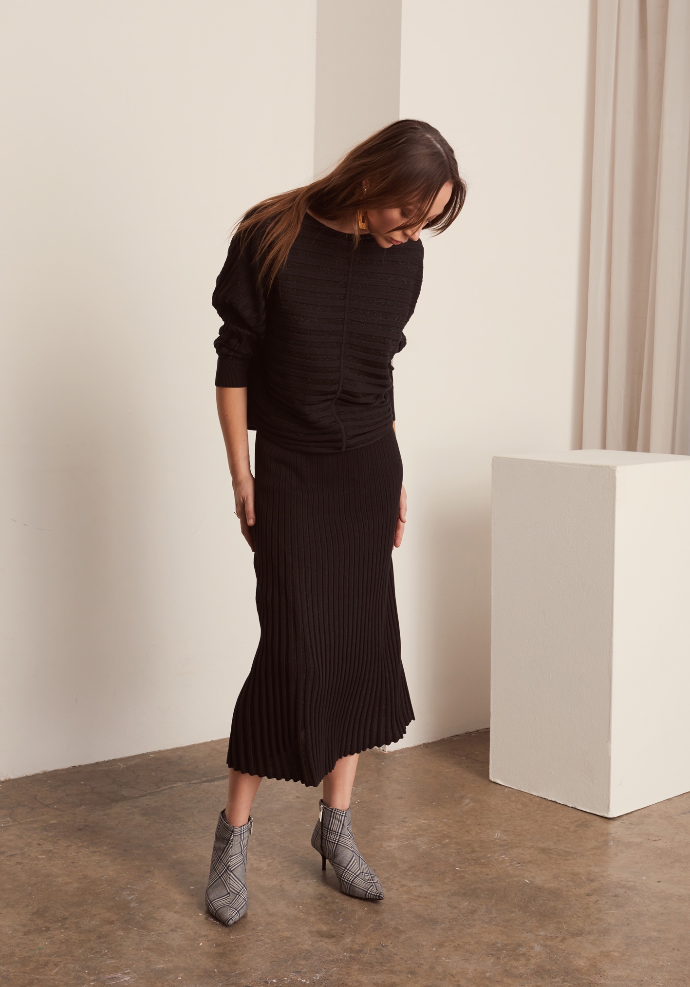 POL Atrium Pleated Skirt