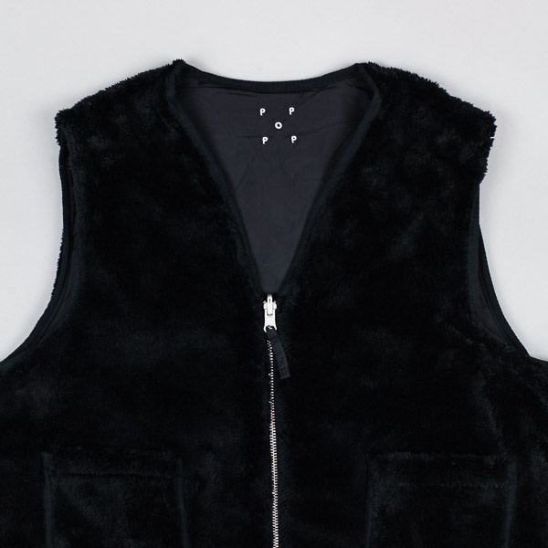 Pop Trading Company Harold Reversible Vest Black