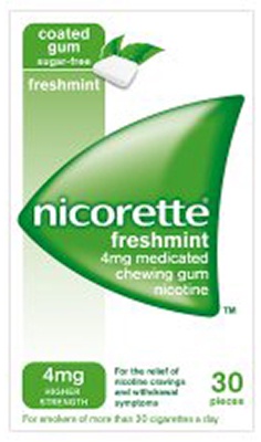 NICORETTE GUM 4mg FRESHMINT