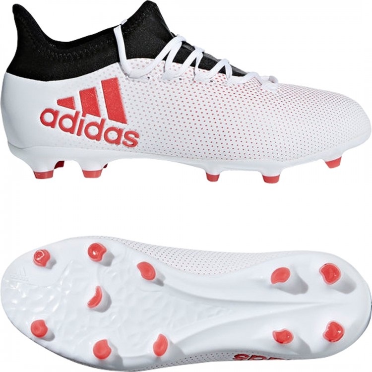 Adidas X 17 1 Fg Jr Grey Real Coral Core Black Team Balls