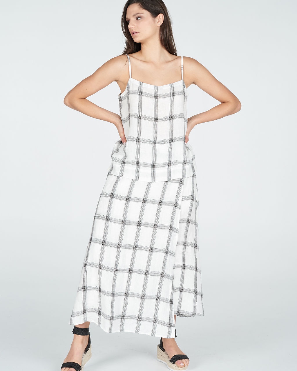 Zoe Kratzmann Shutter Skirt Vanilla Check
