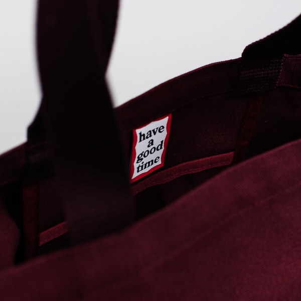 Have A Good Time Frame Tote Wine