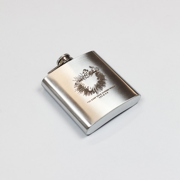 Pass~Port & TFT Insides Warm Hip Flask
