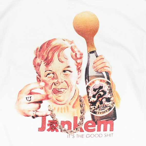 Evisen Jenkem Sake Bottle Tshirt White