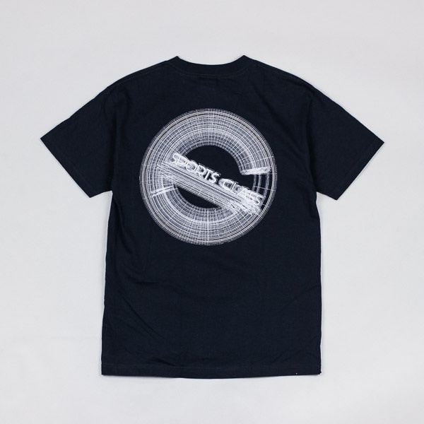 Sports Class 3D Mesh Logo Tshirt Navy