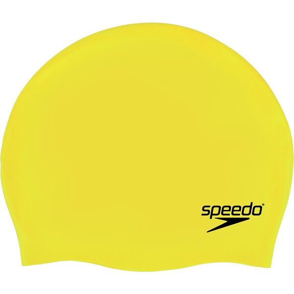 yellow swimming cap