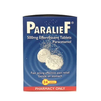 PARALIEF 500MG EFFERVESCENT TABLETS PARALIEF 500MG EFFERVESCENT TABLETS