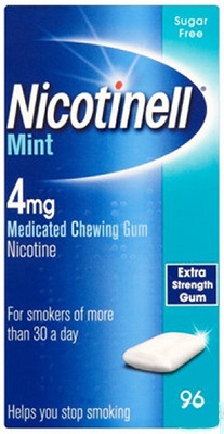 NICOTINELL GUM 4mg COOL MINT