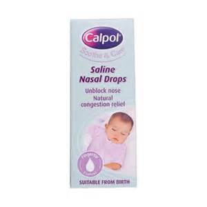 CALPOL SALINE NASAL DROPS 10ML