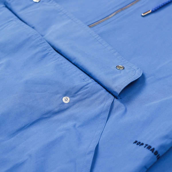 Pop Trading Company DRS Halfzip Hood Jacket Blue