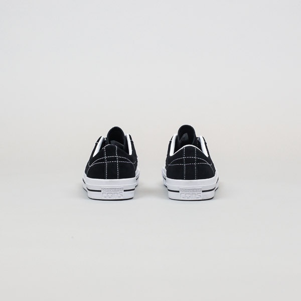 Converse Cons One Star Pro Suede Black/White