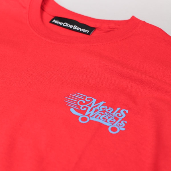 Call Me 917 Meals With Wheels Tshirt Red