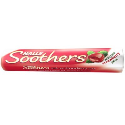 HALLS SOOTHERS STRAWBERRY