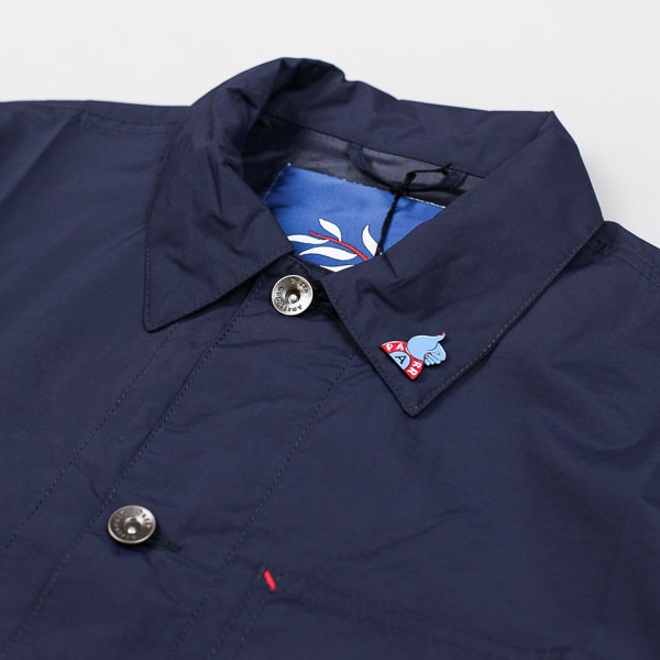 By Parra Nylon Worker Shirt Jacket Navy