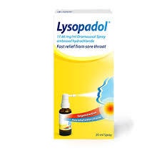 LYSOPADOL OROMUCOSAL SPRAY