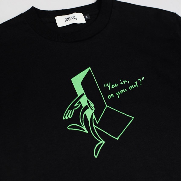 Twenty Fifty-Two Basement Tshirt Black
