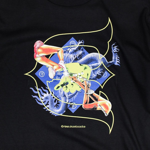 Evisen Skateboards Kill Pill Tshirt Black