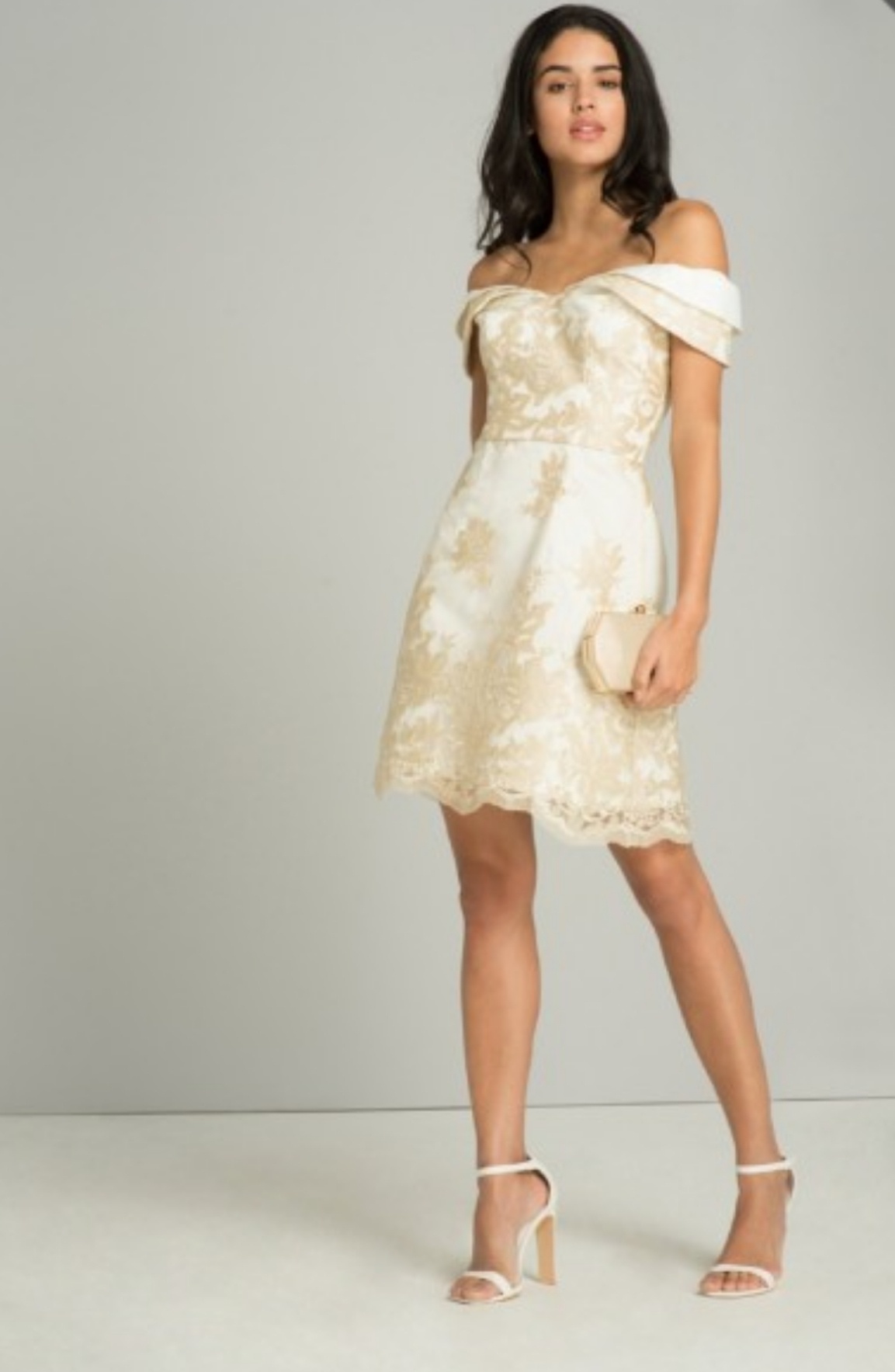 Cream Dress Online, 55% OFF | lagence.tv